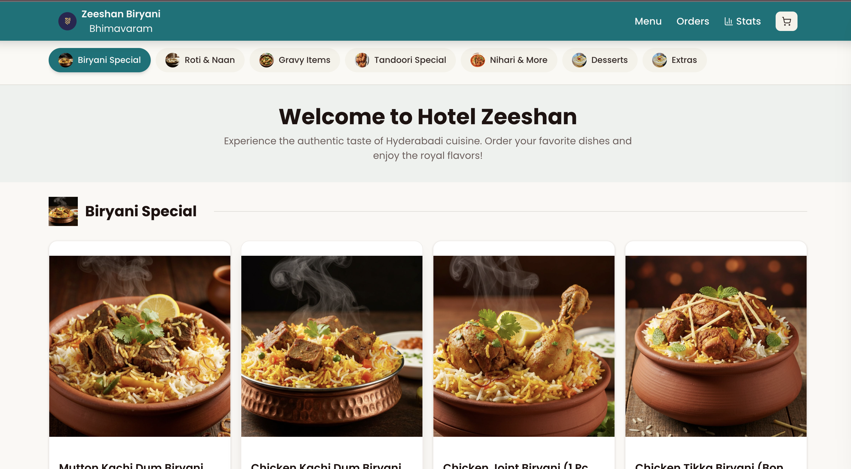 Restaurant Billing & Token Printing System